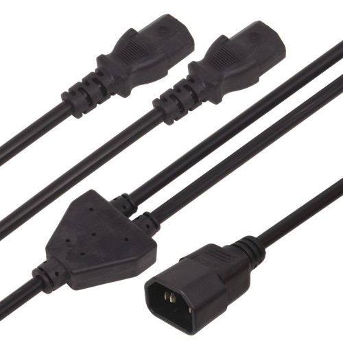 Netzkabel Y-adapter, Monitor 2.35m 3x1mm² - WAGN - R6192