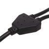 Netzkabel Y-adapter, Monitor 2.35m 3x1mm² - WAGN - R6192