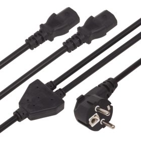 Hálózati Y-kábel 90° 5m 3x1mm² - WAGN - R6195