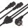 Netzkabel Y-adapter Schuko 90° 5m 3x1mm² - WAGN - R6195