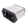 DD12.1121.111 - hálózati csatlakozó dugó, beépíthető, 250V/8(10)A, bizt. ház fedő: 4301-1401 - SCHURTER