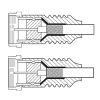 Koaxial Cable Assembly SAT w. F-connectors 10m - GOOBAY - 67298