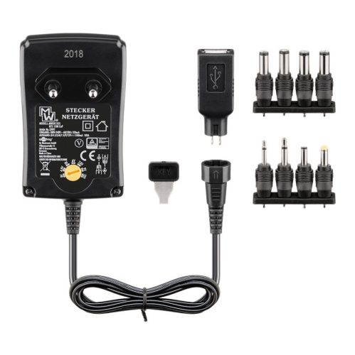 3 V - 12 V Univerzális fali adapter - GOOBAY - 53997