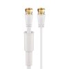 Koaxial Cable Assembly SAT w. F-connectors 2.5m - GOOBAY - 67288