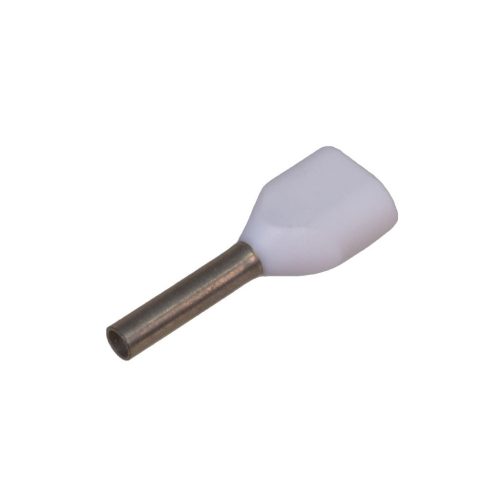 470108D - érvéghüvely, dupla, 2x0.5mm² kábelre szigetelt, fehér - VOGT