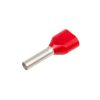 470308D - érvéghüvely, dupla, 2x1mm² kábelre szigetelt, piros - VOGT