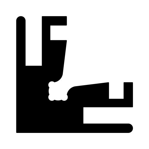 GB 1-1000 ME 1m-es sarokprofil - FISCHER ELEKTRONIK - GB11000ME