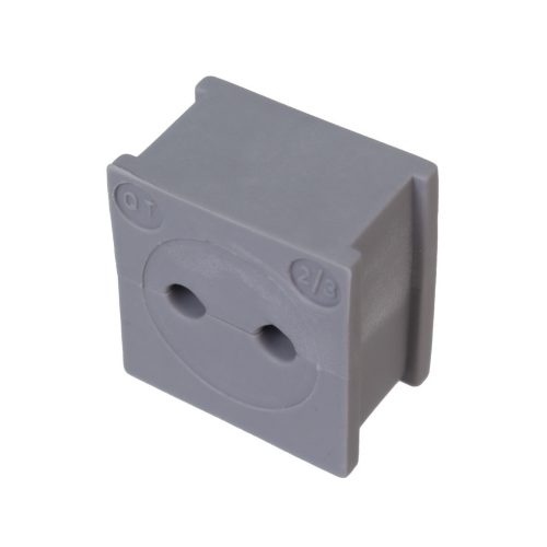 42566 - QT 2/3 20x19mm kábelátvezető 2x ⌀3mm átmérőjű vezetékhez - ICOTEK
