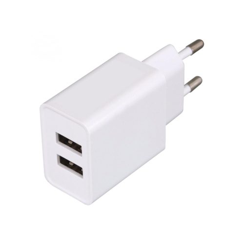 SA 24USB - Egyéb, USB hálózati töltő, gyorstöltés, 2db 5V/2,4A  - NONAME