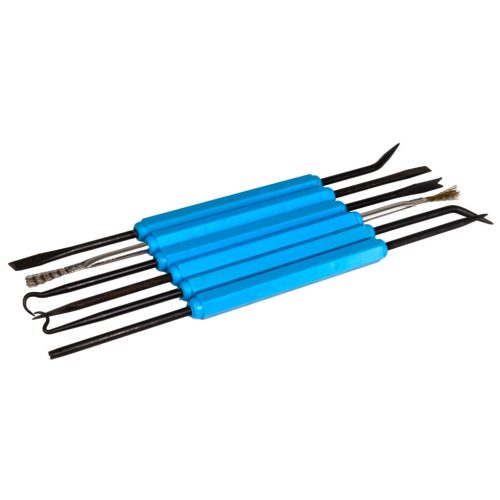 TO-SA10 - Szerszám, NYÁK-javításhoz kaparó és ecsetkészlet - SOLDER PEAK