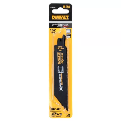 DT99553-QZ - Egyéb, fűrészlap, 152mm 1.4-1.8T 5darab - DEWALT