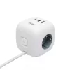 CUBE2 - Cube Power Strip with Child Safety Features and USB Charger, 3 SCHUKO Outlets, 1 USB-C Outlet, 2 USB-A Outlets  - NONAME