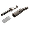 6.3mm Mono Metall Jack Stecker