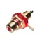 RCA Socket Gold-plated Red