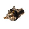 RCA Socket Gold-plated Black