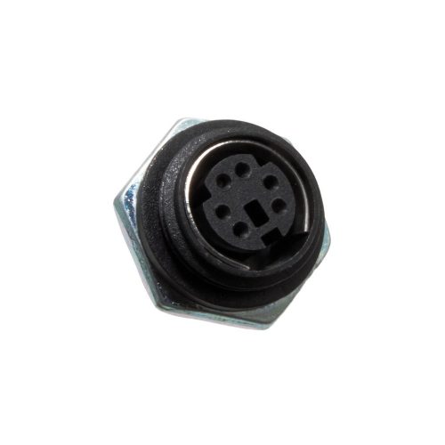 MINI-DIN 8 aljzat csavaros - E-TEC - MDJ-008-SS01-AG