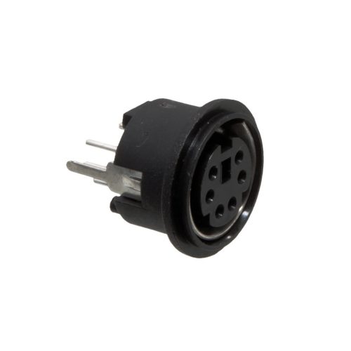 MINI-DIN 8 aljzat PCB egyenes - E-TEC - MDJ-008-SN01-AG