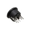 MINI-DIN 8 aljzat PCB egyenes - E-TEC - MDJ-008-SN01-AG