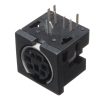 MDJ-006-RN01-AG - Mini-DIN aljzat 6-pólusú NYÁK-ba 90° - E-TEC