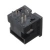 MDJ-006-RN01-AG - Mini-DIN aljzat 6-pólusú NYÁK-ba 90° - E-TEC