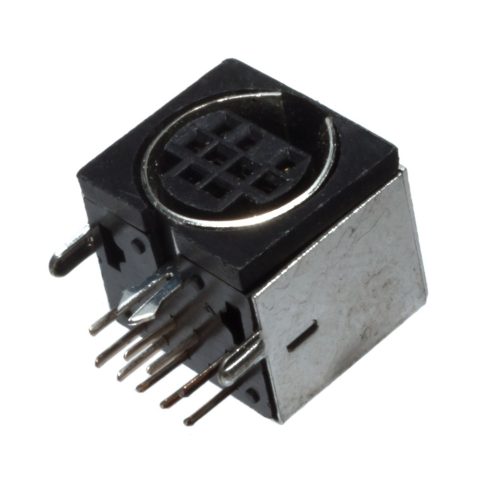 MINI-DIN 9 Steckdose PCB 90° - SCHURTER - 4850.2950