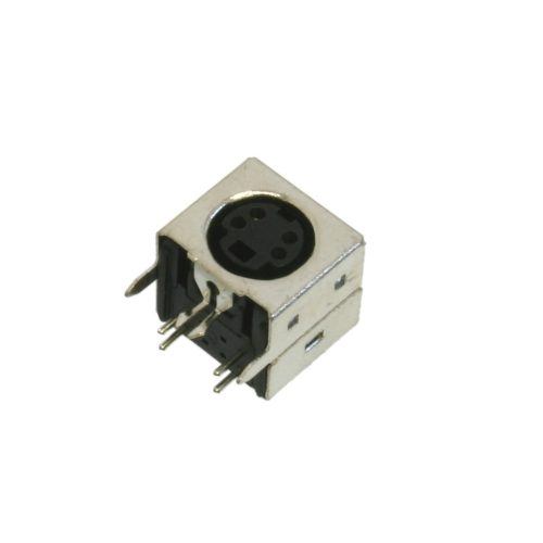 MINI-DIN 4 Steckdose Geschirmt PCB 90° - ASSMANN - A-DIO-FS04
