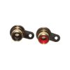 RCA Steckdose BTO1VR Vergoldet Rot - LUMBERG - BTO1VR