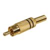1573 01 V Schwarz RCA Stecker - LUMBERG - 157301VSCHWARZ