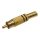 RCA Plug Metal Gold-plated Black - GOOBAY - 11281