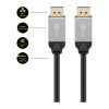 Display Port kabel 1.2, 3m - GOOBAY - 72188