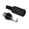 XKTO 1 Schwarz RCA Steckdose - LUMBERG - XKTO1SCHWARZ