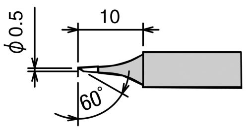 RX-80HRT-0.5C pákahegy - TAIYO ELECTRIC - RX-802AS0.5C