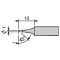 RX-80HRT-1C Lötspitze - TAIYO ELECTRIC - RX-802AS1C
