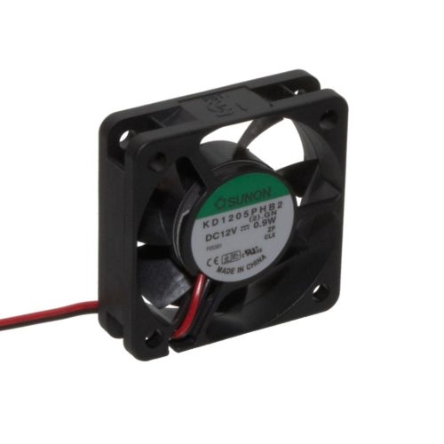 KD1205PHB2 - 50x50x15mm, golyóscsapágy 30dBA 0.9W 22m3/h ventilátor - SUNON