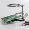 Asztali nagyító NYÁK-fogó csipeszekkel - GOOBAY - 51226