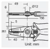 8PK-3001D  - Wire Stripper, Wire: 0.2–0.8 mm² - PROSKIT