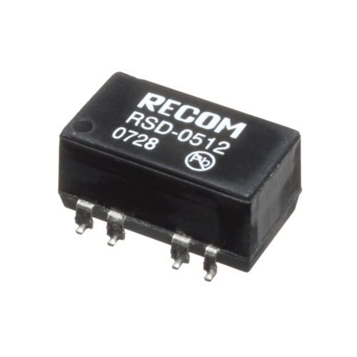 RSD-1205 - SMD 1W Vin=12V Vout=2x5V Iout=2x100mA ~SO18W,1KV szigetelt DC/DC-átalakító - RECOM