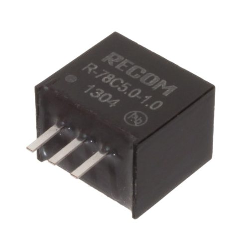 R-78C15-1.0 - Vin=18-42V Vout=15V Iout=1A SIP3,78XX lábkompatibilis DC/DC-átalakító - RECOM