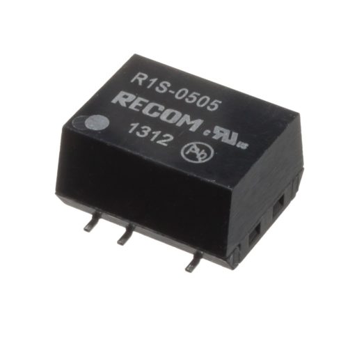 R1S-0505 - SMD 1W Vin=5V Vout=5V Iout=200mA ~SO8W,1KV szigetelt DC/DC-átalakító - RECOM