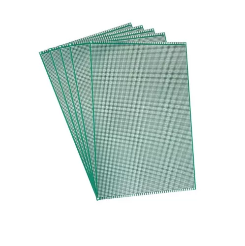 DPCB-2030 - Próba NYÁK 300x200mm kétoldalas forrpontos, lyuk RM=2.54mm FR4 - NONAME