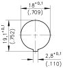 T3477000 - ipari 7-pólusú dugó, szerelhető C091A (07-a) - AMPHENOL