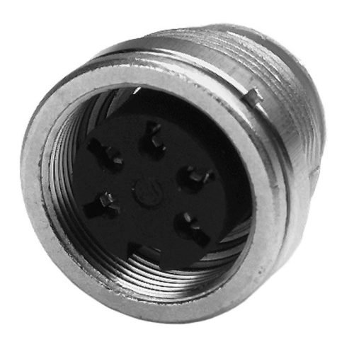 T3303000 - ipari 4-pólusú aljzat, szerelhető C091A (04-a) - AMPHENOL
