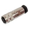 C09131D0081012 - ipari 8-pólusú aljzat, lengő IP67 C091D d=8mm kábelhez (08-a) - AMPHENOL