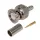 B1121A1-ND3G-1-50 - BNC 50Ohm dugó, crimp, lengő BNC/RG58 szigetelő:DELRIN - AMPHENOL