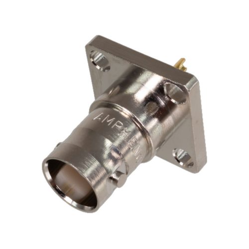 B6551A1-NT3G-50  L=16mm - BNC 50Ohm aljzat, szerelhető BNC szigetelő:TEFLON - AMPHENOL