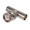 B9073D1-ND3G-50 - BNC T-tag 50Ohm dugó/2xaljzat BNC szigetelő:DELRIN - AMPHENOL