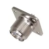 U6551A1-NTT-50 - UHF- aljzat, szerelhető szigetelő:TEFLON - AMPHENOL