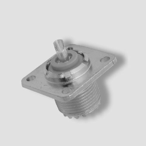 U6551A1-NTT-50 - UHF- aljzat, szerelhető szigetelő:TEFLON - AMPHENOL