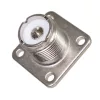 U6551A1-NTT-50 - UHF- aljzat, szerelhető szigetelő:TEFLON - AMPHENOL