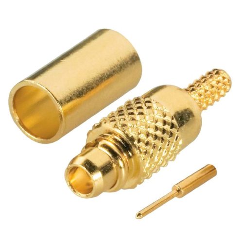 MMCX1121A1-3GT30G-5-50 - MMCX dugó, crimp, lengő MMCX/RG174 szigetelő:TEFLON - AMPHENOL
